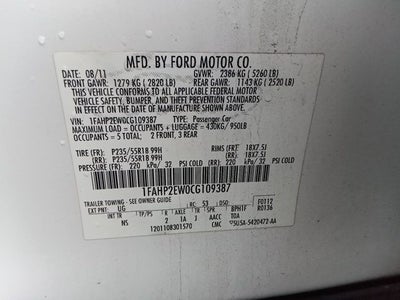 2012 Ford Taurus SEL