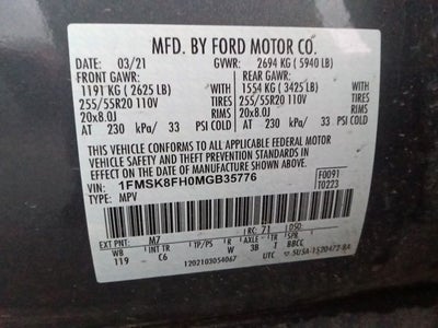 2021 Ford Explorer Limited