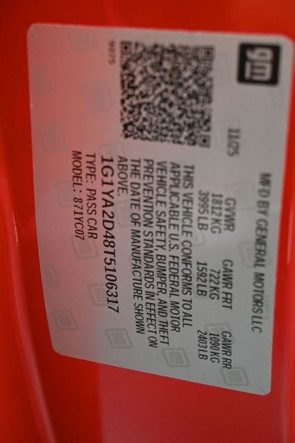 2026 Chevrolet Corvette Stingray 1LT