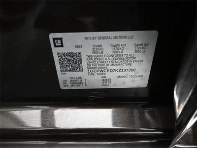 2019 Chevrolet Silverado 1500 LT Texas Edition