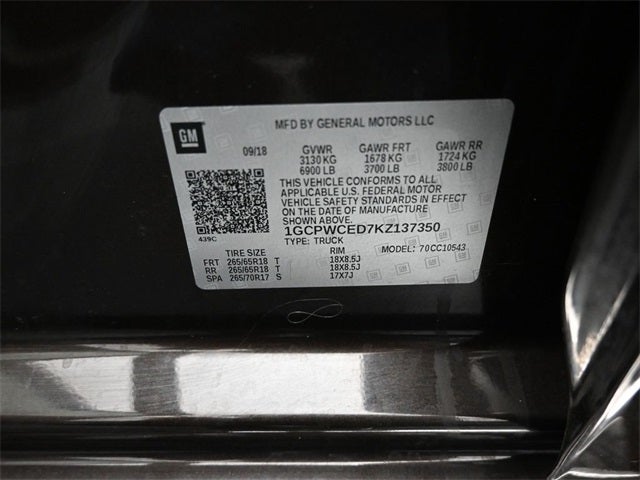 2019 Chevrolet Silverado 1500 LT Texas Edition