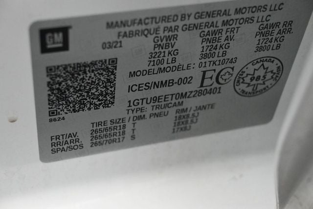 2021 GMC Sierra 1500 AT4