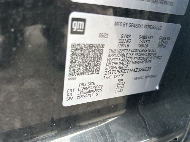 2021 GMC Sierra 1500 AT4