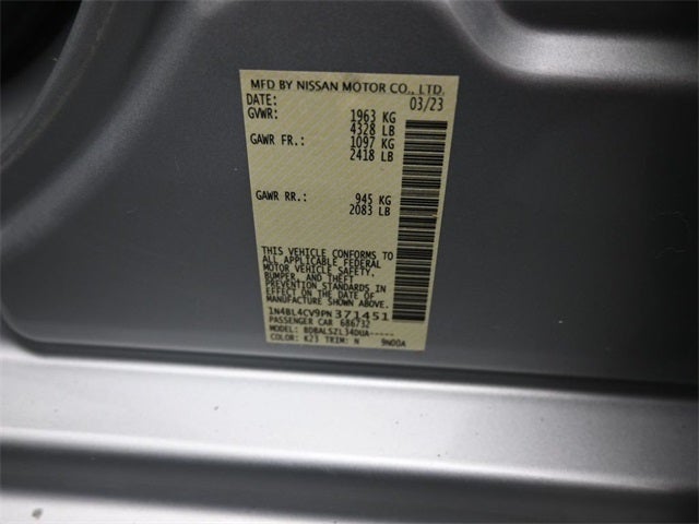 2023 Nissan Altima 2.5 SR