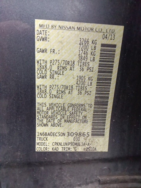 2013 Nissan Titan PRO-4X