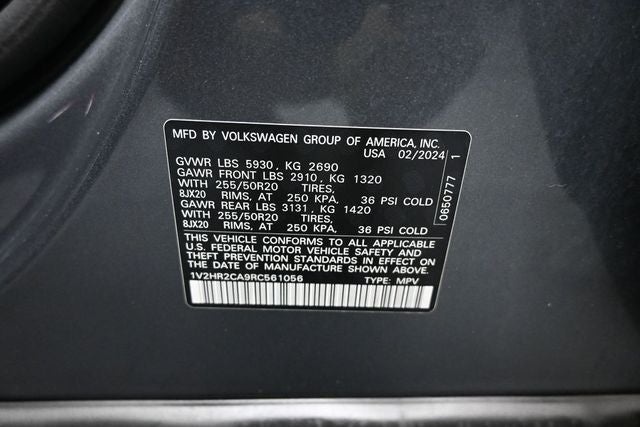 2024 Volkswagen Atlas 2.0T SE w/Technology