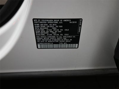 2019 Volkswagen Atlas 3.6L V6 SE w/Technology