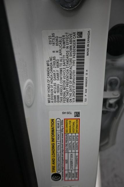 2023 Honda Civic EX w/o BSI
