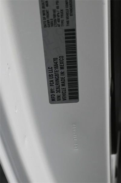 2026 RAM ProMaster 1500 Low Roof