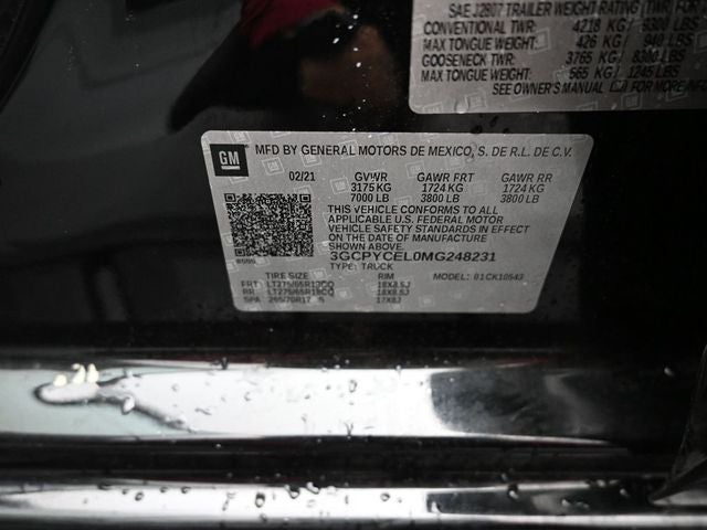 2021 Chevrolet Silverado 1500 Custom Trail Boss