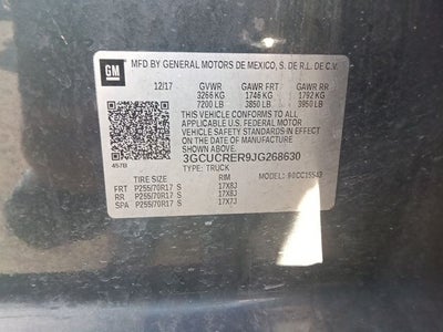 2018 Chevrolet Silverado 1500 LT LT1