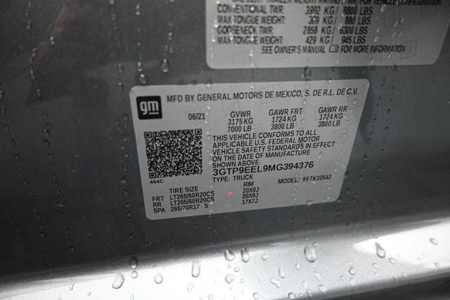 2021 GMC Sierra 1500 AT4
