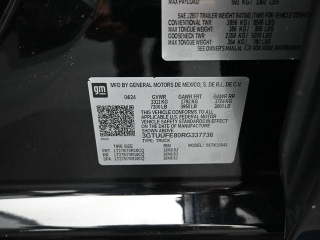 2024 GMC Sierra 1500 AT4X