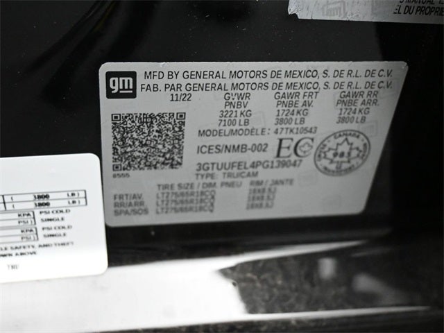 2023 GMC Sierra 1500 AT4X