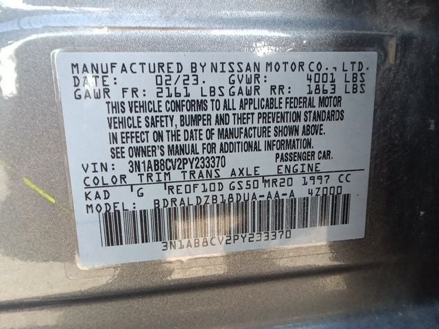 2023 Nissan Sentra SV