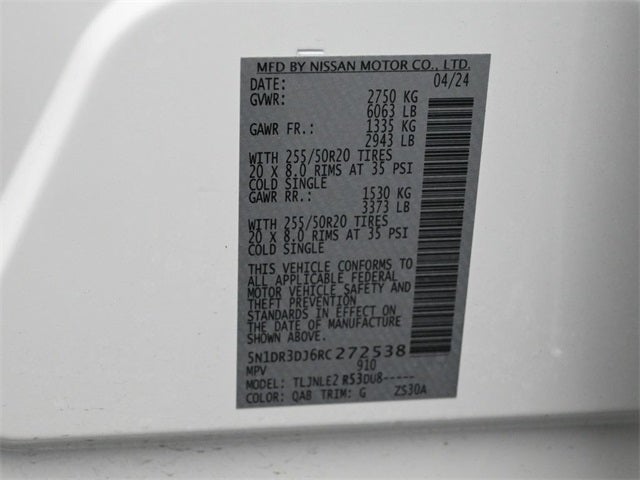 2024 Nissan Pathfinder Platinum