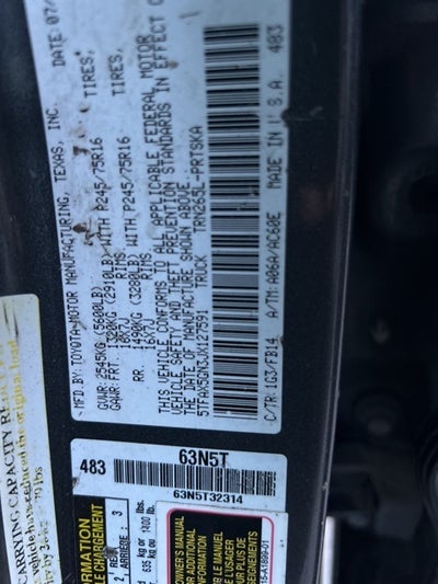 2018 Toyota Tacoma SR5