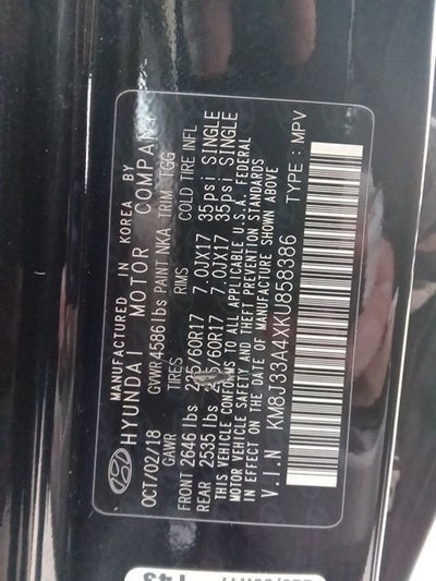 2019 Hyundai Tucson Value