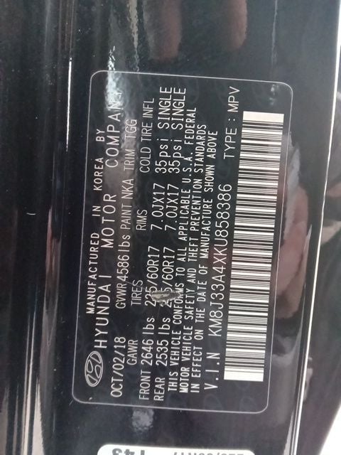 2019 Hyundai Tucson Value