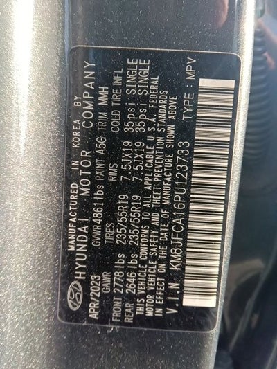 2023 Hyundai Tucson Hybrid SEL Convenience