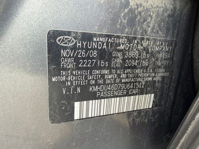 2009 Hyundai Elantra GLS