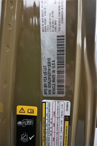 2026 Jeep Wrangler Rubicon X