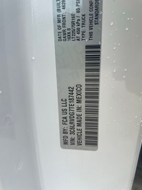 2026 RAM ProMaster 2500 High Roof